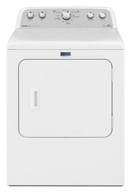 Maytag Bravos 7.0 cu. ft. High Efficiency Electric Dryer in White
