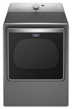 Maytag 8.8 cu. ft. Extra-Large Capacity Gas Dryer with Advanced Moisture Sensing in Chrome Shadow