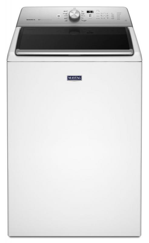 Maytag 6.1 cu. ft. Top Load Washer with Sanitize Cycle in White
