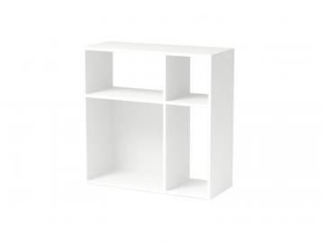 Homestar Asymmetrical Cube Storage, White