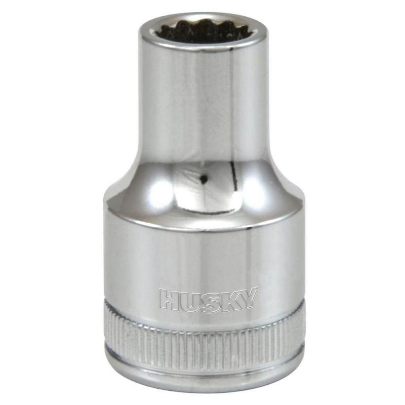Husky 1/2 Inch Drive 11mm 12-Point Metric Standard Socket