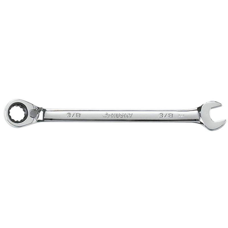 Husky 3/8 Inch Reversible Ratcheting Combination Wrench