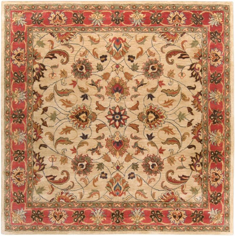 Home Decorators Collection Chaka Red 4'x4' Square Indoor Area Rug