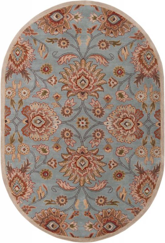 Home Decorators Collection Cambrai Blue 8'x10' Oval Indoor Area Rug