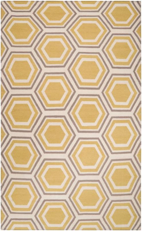 Home Decorators Collection Aisai Gold 5'x8' Indoor Area Rug