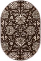 Home Decorators Collection Cambrai Chocolate 6'x9' Oval Indoor Area Rug