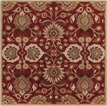 Home Decorators Collection Cambrai Burgundy 4'x4' Square Indoor Area Rug