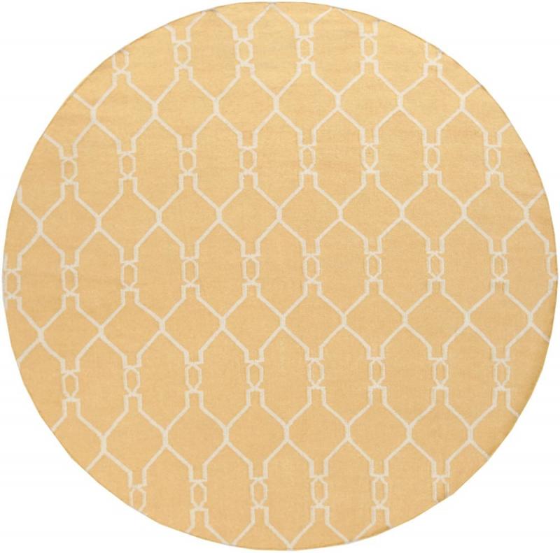 Home Decorators Collection Agios Gold 8'x8' Round Indoor Area Rug
