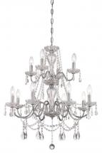 Home Caventi Collection 12 Light Chrome Chandelier