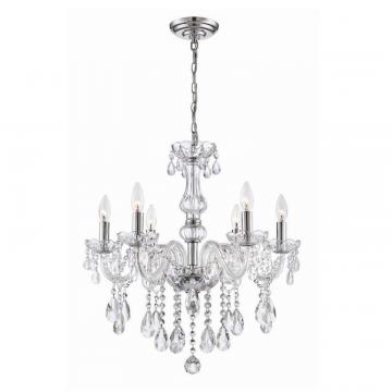 Home Deamber Collection 6 Light Chrome Chandelier