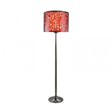 Hampton Bay Paisley Acrylic Shade and Bead Floor Lamp - Red Red