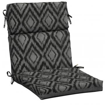 Hampton Bay Jackson Ikat Diamond Outdoor Dining Chair Cushion
