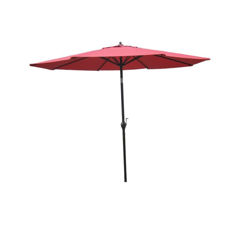 Hampton Bay 9' Aluminum Market Umbrella - Red