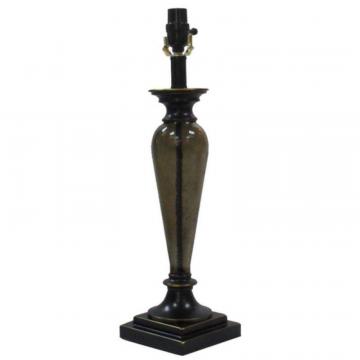 Hampton Bay Tinted Glass Pillar Table Lamp