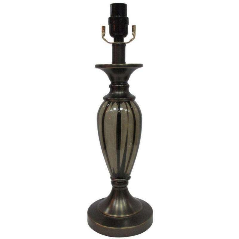 Hampton Bay Glass Font Table Lamp