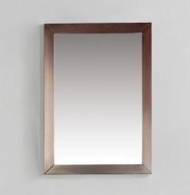 Simpli Home Burnaby 20 Inch x 30 Inch Walnut Brown Bath Vanity Décor Mirror
