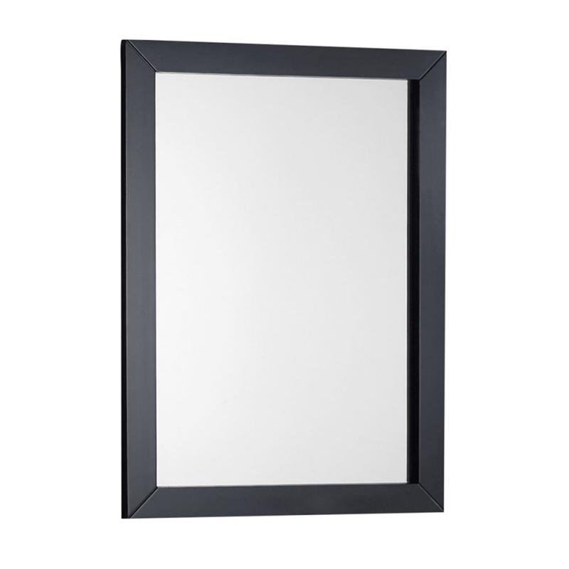 Simpli Home Winston 22 Inch  x 30 Inch  Black Bath Vanity Mirror