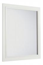 Simpli Home Cambridge 32 Inch  x 34 Inch  Soft White Large Bath Vanity Décor Mirror
