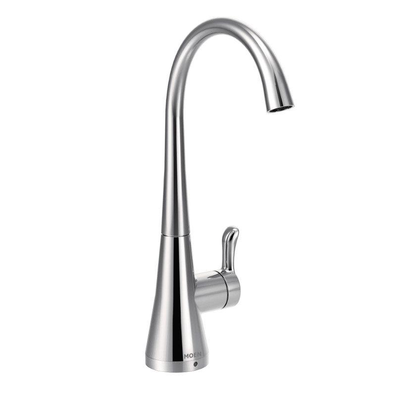 Moen Sip Transitional One-Handle High Arc Beverage Faucet In Chrome