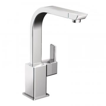 Moen 90-Degree One-Handle High Arc Kitchen Faucet In Chrome