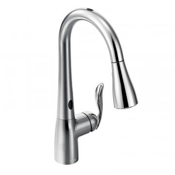 Moen Arbor With Motionsense One-Handle High Arc Pulldown Kitchen Faucet In Chrome