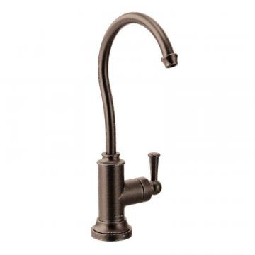 Moen Sip Traditional One-Handle High Arc Beverage Faucet, Oil Rubbed Bronze
