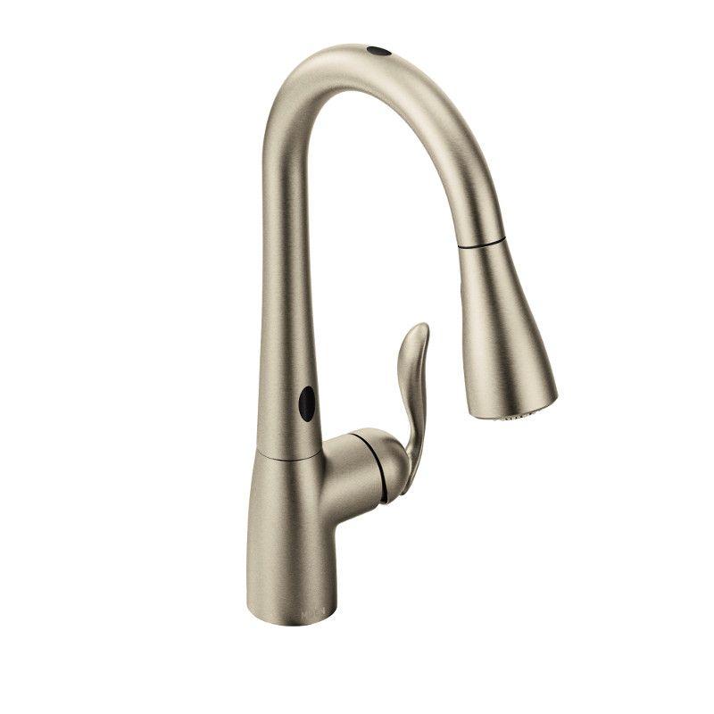 Moen Arbor With Motionsense One-Handle Pulldown Kitchen Faucet In Spot Resist Stainless