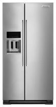 KitchenAid 22.7 cu. ft. Counter-Depth Side-by-Side Refrigerator with Exterior Ice and Water