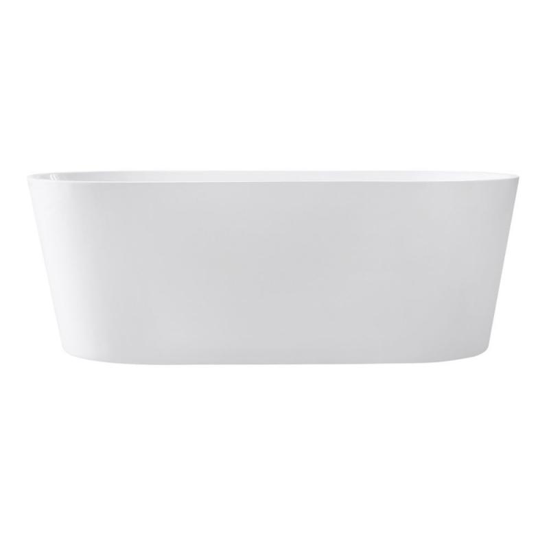 Avanity Aria 67" Free Standing Acrylic Soaking Tub With Center Drain, Pop-Up Drain Assembly