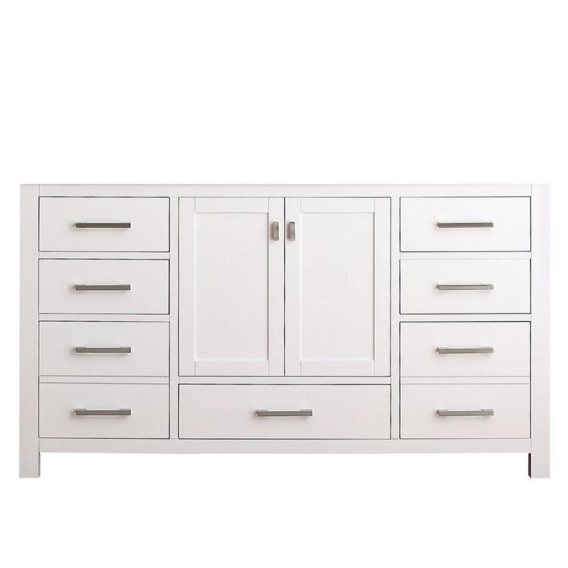 Avanity Modero 60"  Single Vanity Cabinet in White