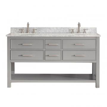 Avanity Brooks 60"  Vanity Cabinet in Chilled Grey