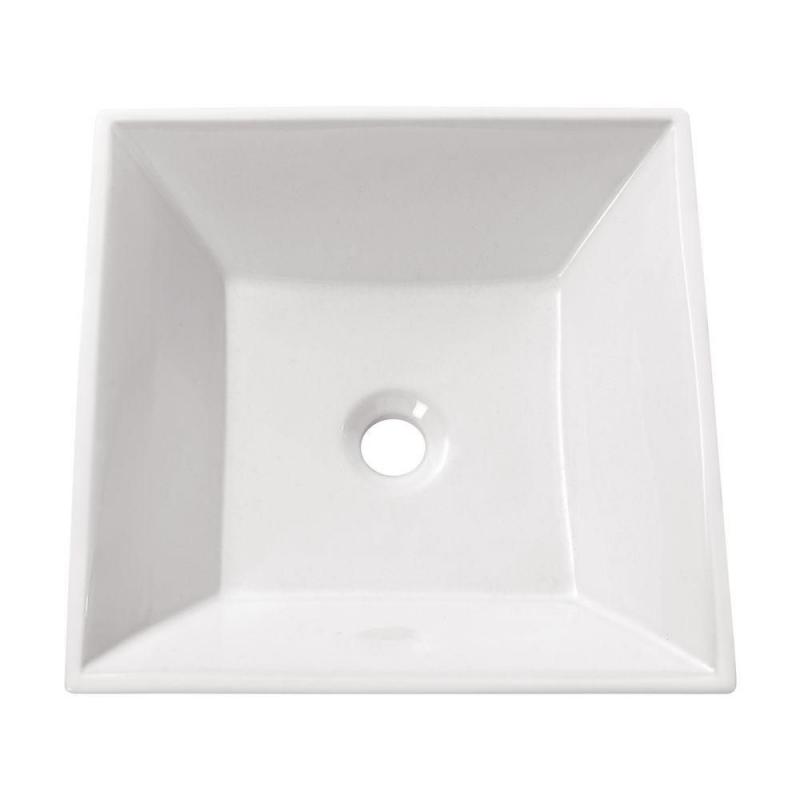 Avanity 16 1/2" Square Vitreous China Vessel Sink in White