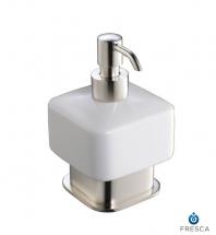 Fresca Solido Lotion Dispenser (Free Standing) - Brushed Nickel