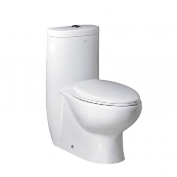 Fresca Delphinus 1-Piece 1.6 GPF Dual Flush Elongated Bowl Toilet with Soft Close Seat