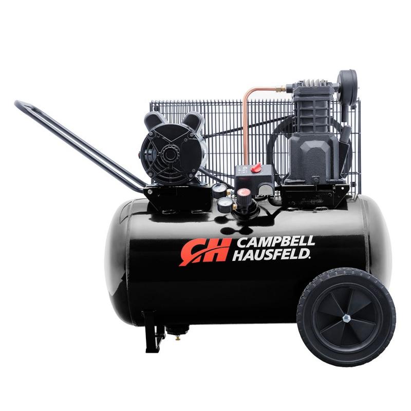 Campbell Hausfeld Air Compressor, 20 Gallon Portable 10.2CFM 3.7HP 208-230V 1PH (VT6182)