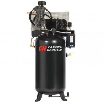 Campbell Hausfeld Air Compressor, 80 Gallon Fully Packaged  17.2CFM 5HP 208-230/460V 3PH (CE7051FP)