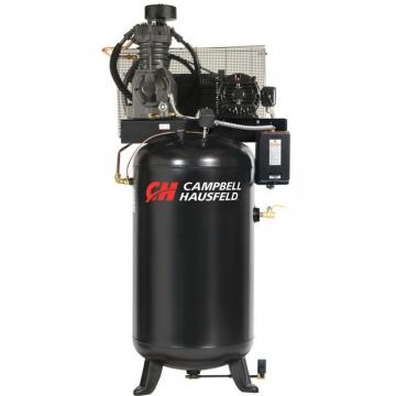 Campbell Hausfeld Air Compressor, 80 Gallon Fully Packaged  17.2CFM 5HP 208-230V 1PH (CE7050FP)