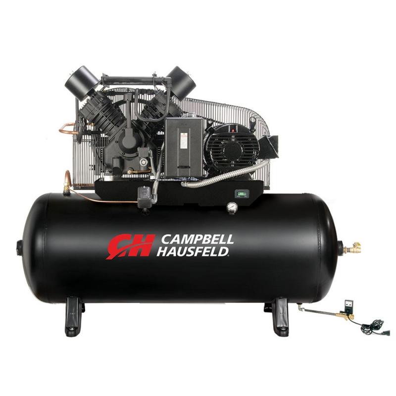 Campbell Hausfeld Air Compressor, 120 Gallon  52.4CFM 15HP 208-230/460V 3PH (CE8003)