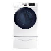 Samsung 7.5 cu. ft. Front Load Electric Dryer with Steam Dry in White