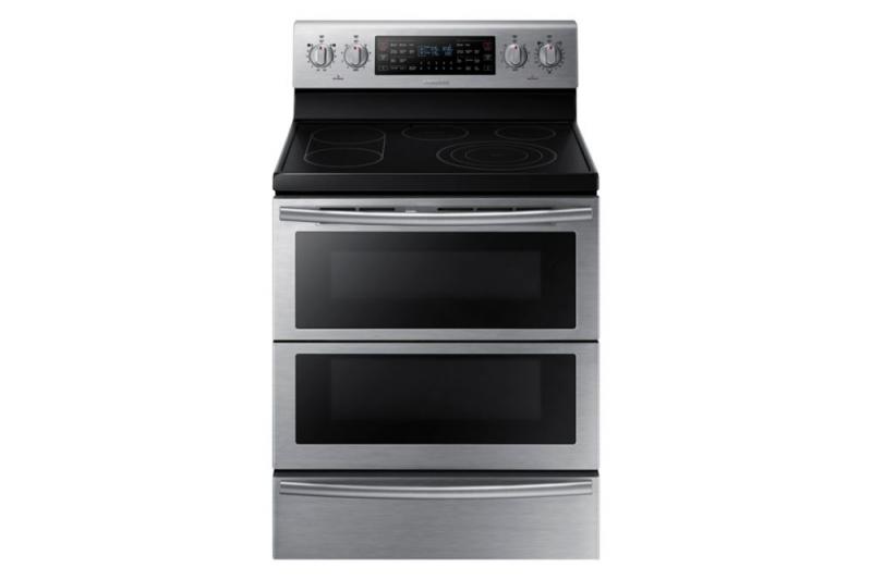 Samsung 30-inch Free-Standing Dual Door Electric Convection Range in Stainless Steel