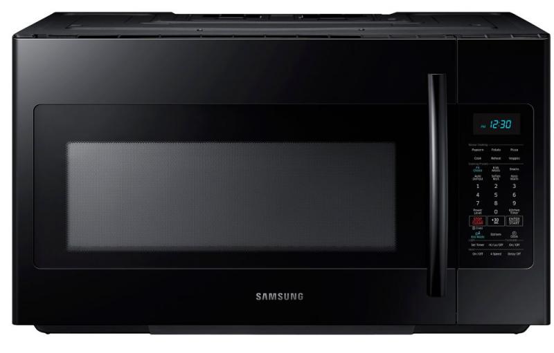 Samsung 1.8 cu. ft. Over-the-Range Microwave Hood Combo with Ceramic Cavity in Black