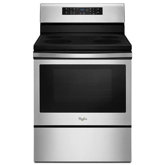 Whirlpool 5.3 cu. Feet Electric Convection Range with Guided Cooktop Controls