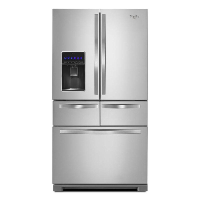 Whirlpool 26 cu. ft. Double Drawer French Door Refrigerator with Dual Cooling System