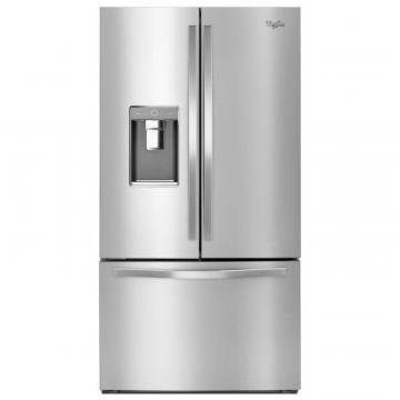 Whirlpool 36-inch 32 cu. ft. French Door Refrigerator in Stainless Steel with Infinity Slide Shelf