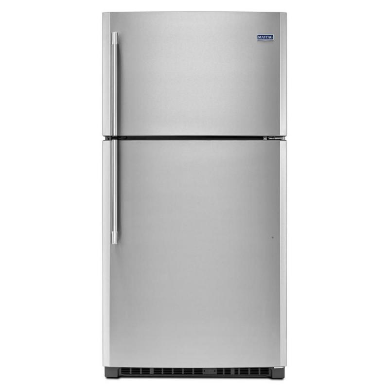 Maytag 33" Wide Top Freezer Refrigerator with EvenAir Cooling Tower- 21 Cu. Feet
