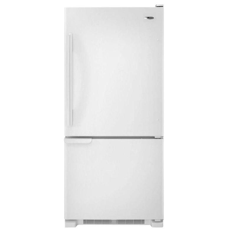 Amana 18 cu. ft. Refrigerator with Bottom Mount Freezer in White