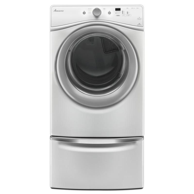 Amana 7.3 cu. ft. Electric Dryer with Efficiency Monitor in White
