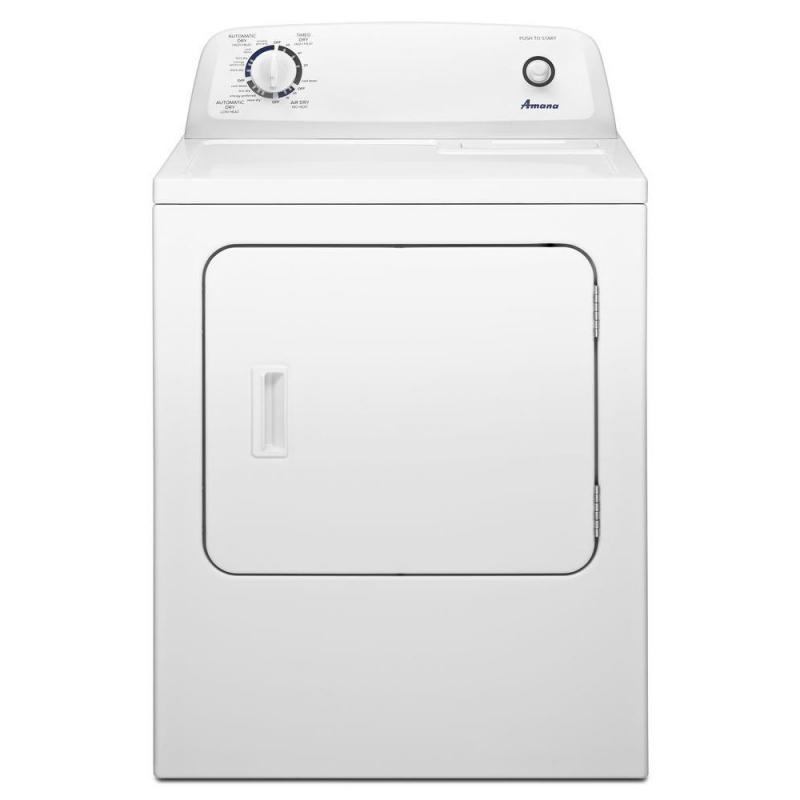 Amana 6.5 cu. ft. Electric Dryer with Automatic Dryness Control in White