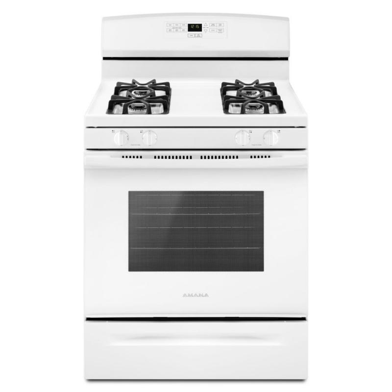 Amana 30" Gas Range with Bake Assist Temps