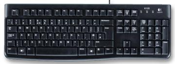 Logitech USB Keyboard 120 for Business Black